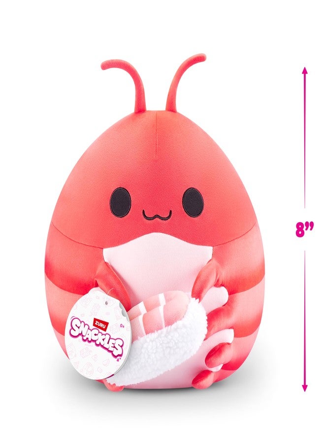 سناكيلس دمية سناكلز غير المرخصة من السلسلة الأولى، دمية قطيفة مقاس 8 بوصات (رايتشل) من إنتاج شركة زورو، دمية قطيفة مع ملحق وجبة خفيفة - Image 4